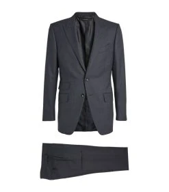 TOM FORD O'Connor Two-Piece Suit 416 BLUE NAVY CHECK 2 Piece Suits