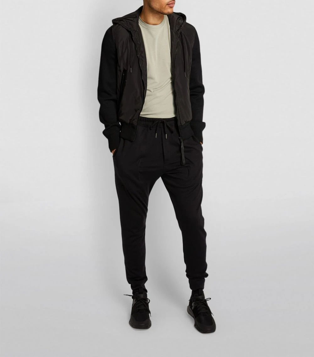 TOM FORD Panelled Hooded Bomber Jacket K09 BLK SLD Bomber Jackets 2 TOM FORD Panelled Hooded Bomber Jacket K09 BLK SLD Bomber Jackets - Image 2