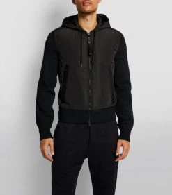 TOM FORD Panelled Hooded Bomber Jacket K09 BLK SLD Bomber Jackets 8 TOM FORD Panelled Hooded Bomber Jacket K09 BLK SLD Bomber Jackets -Tom Ford Store tom ford panelled hooded bomber jacket 16405352 31502119 1000