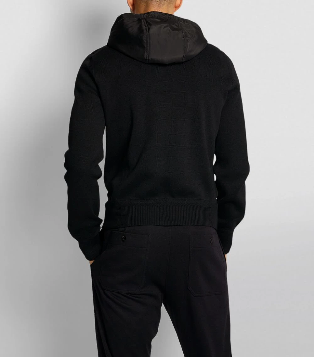 TOM FORD Panelled Hooded Bomber Jacket K09 BLK SLD Bomber Jackets 4 TOM FORD Panelled Hooded Bomber Jacket K09 BLK SLD Bomber Jackets - Image 4