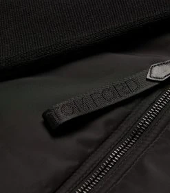 TOM FORD Panelled Hooded Bomber Jacket K09 BLK SLD Bomber Jackets 10 TOM FORD Panelled Hooded Bomber Jacket K09 BLK SLD Bomber Jackets -Tom Ford Store tom ford panelled hooded bomber jacket 16405352 31502126 1000