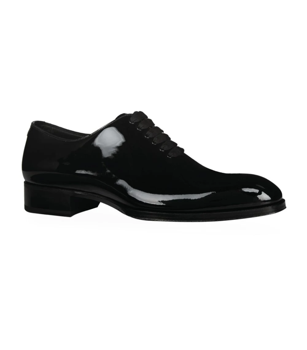 TOM FORD Patent Eve Oxford Brogues NER BLK Smart Shoes 1 TOM FORD Patent Eve Oxford Brogues NER BLK Smart Shoes