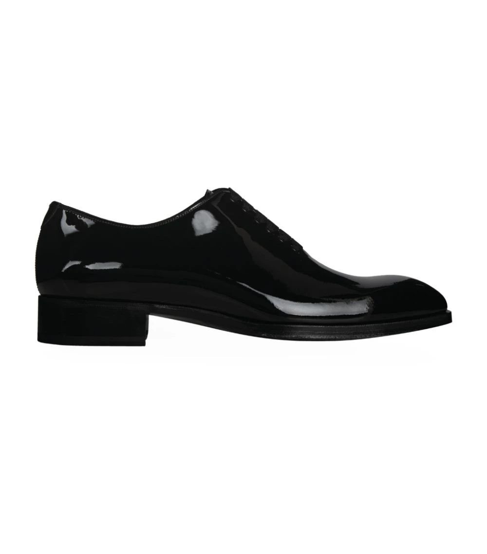 TOM FORD Patent Eve Oxford Brogues NER BLK Smart Shoes 3 TOM FORD Patent Eve Oxford Brogues NER BLK Smart Shoes - Image 3
