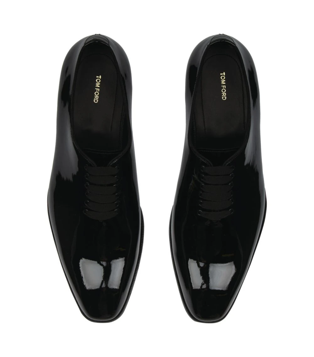 TOM FORD Patent Eve Oxford Brogues NER BLK Smart Shoes 4 TOM FORD Patent Eve Oxford Brogues NER BLK Smart Shoes - Image 4