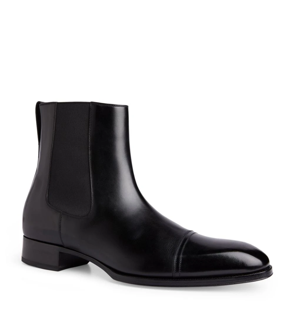 TOM FORD Patent Leather Chelsea Boots NER 1 TOM FORD Patent Leather Chelsea Boots NER