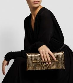 TOM FORD Python Ava Clutch Bag U2006 Clutch Bags -Tom Ford Store tom ford python ava clutch bag 16454876 31894035 1000