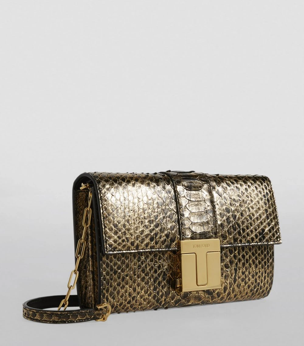 TOM FORD Python T Clasp Shoulder Bag U2006 Shoulder Bags 3 TOM FORD Python T Clasp Shoulder Bag U2006 Shoulder Bags - Image 3