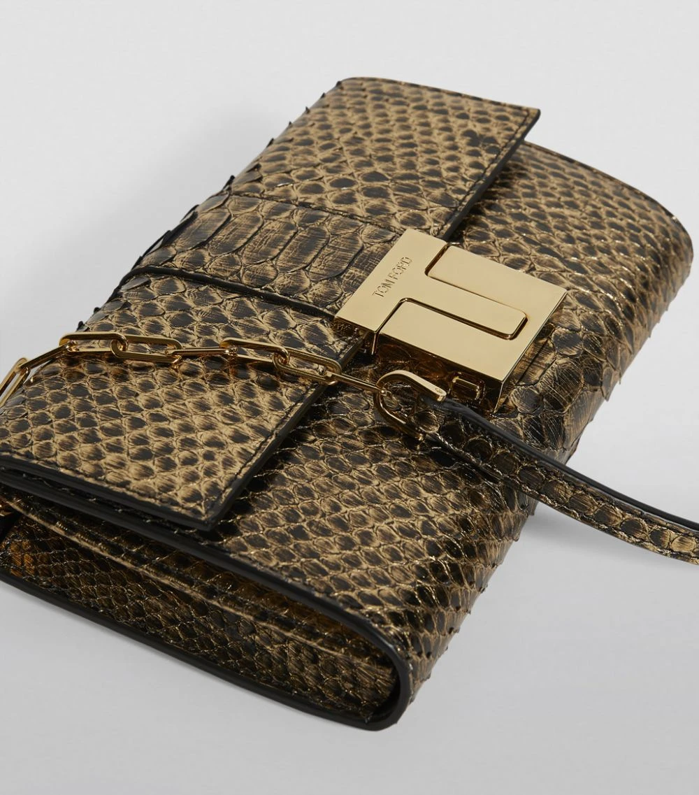 TOM FORD Python T Clasp Shoulder Bag U2006 Shoulder Bags 6 TOM FORD Python T Clasp Shoulder Bag U2006 Shoulder Bags - Image 6