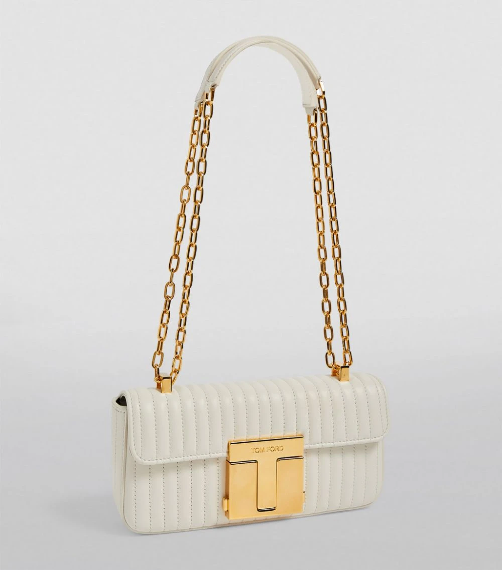 TOM FORD Quilted Leather Shoulder Bag U1003 Shoulder Bags 3 TOM FORD Quilted Leather Shoulder Bag U1003 Shoulder Bags - Image 3