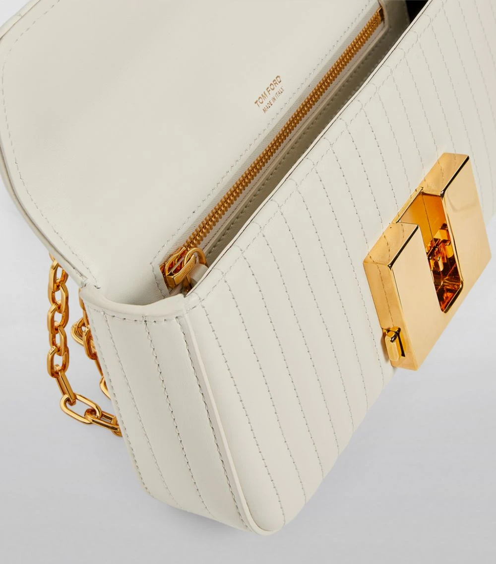 TOM FORD Quilted Leather Shoulder Bag U1003 Shoulder Bags 5 TOM FORD Quilted Leather Shoulder Bag U1003 Shoulder Bags - Image 5