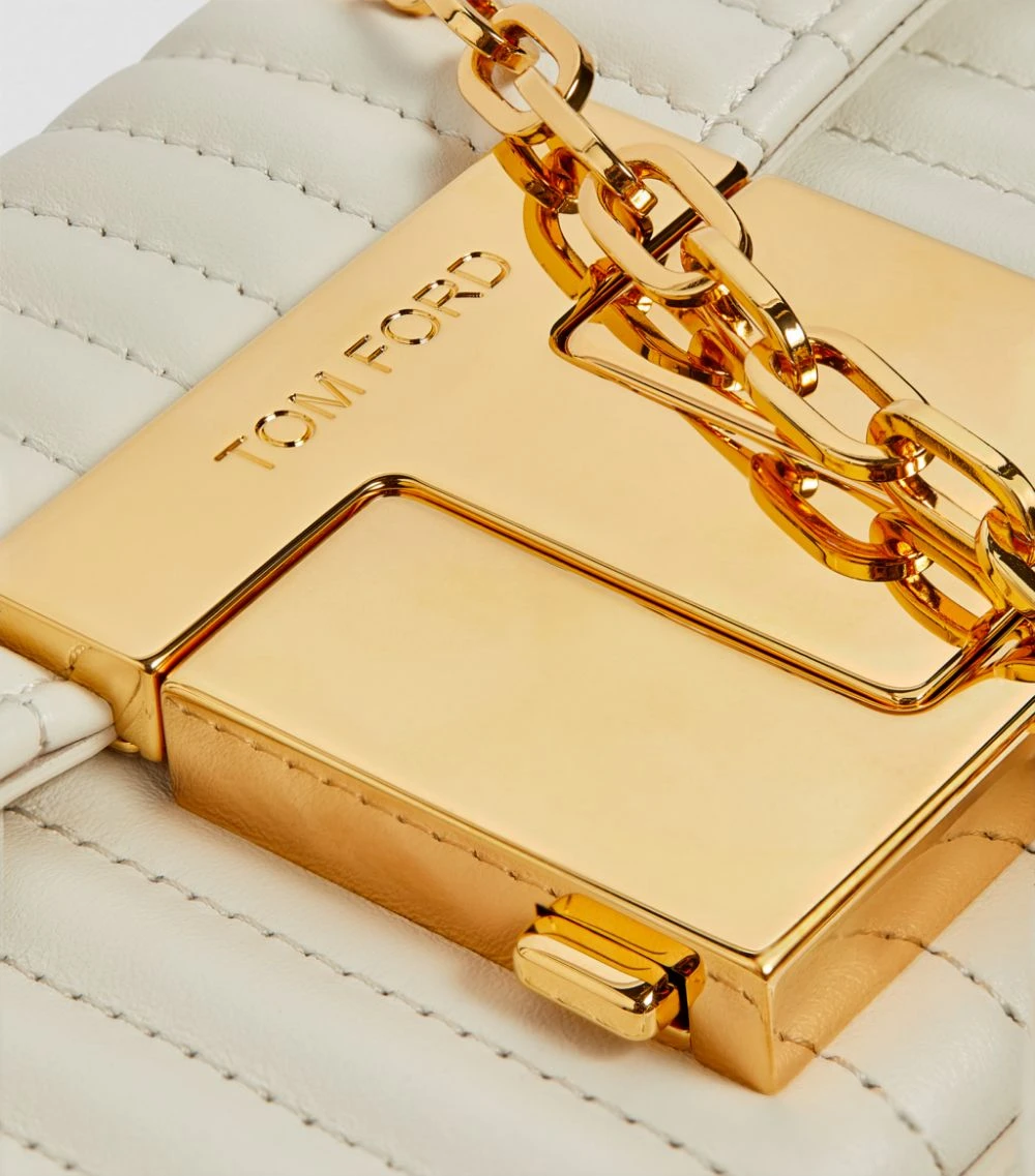 TOM FORD Quilted Leather Shoulder Bag U1003 Shoulder Bags 7 TOM FORD Quilted Leather Shoulder Bag U1003 Shoulder Bags - Image 7