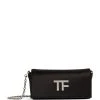 TOM FORD Satin Crystal-Logo Clutch Bag u9000 Clutch Bags