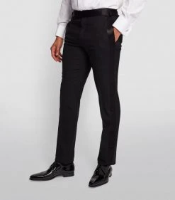 TOM FORD Shelton Satin-Trim Tuxedo 001 BLK Tuxedos -Tom Ford Store tom ford shelton satin trim tuxedo 16511205 31956366 1000
