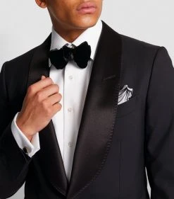 TOM FORD Shelton Satin-Trim Tuxedo 001 BLK Tuxedos -Tom Ford Store tom ford shelton satin trim tuxedo 16511205 31958008 1000