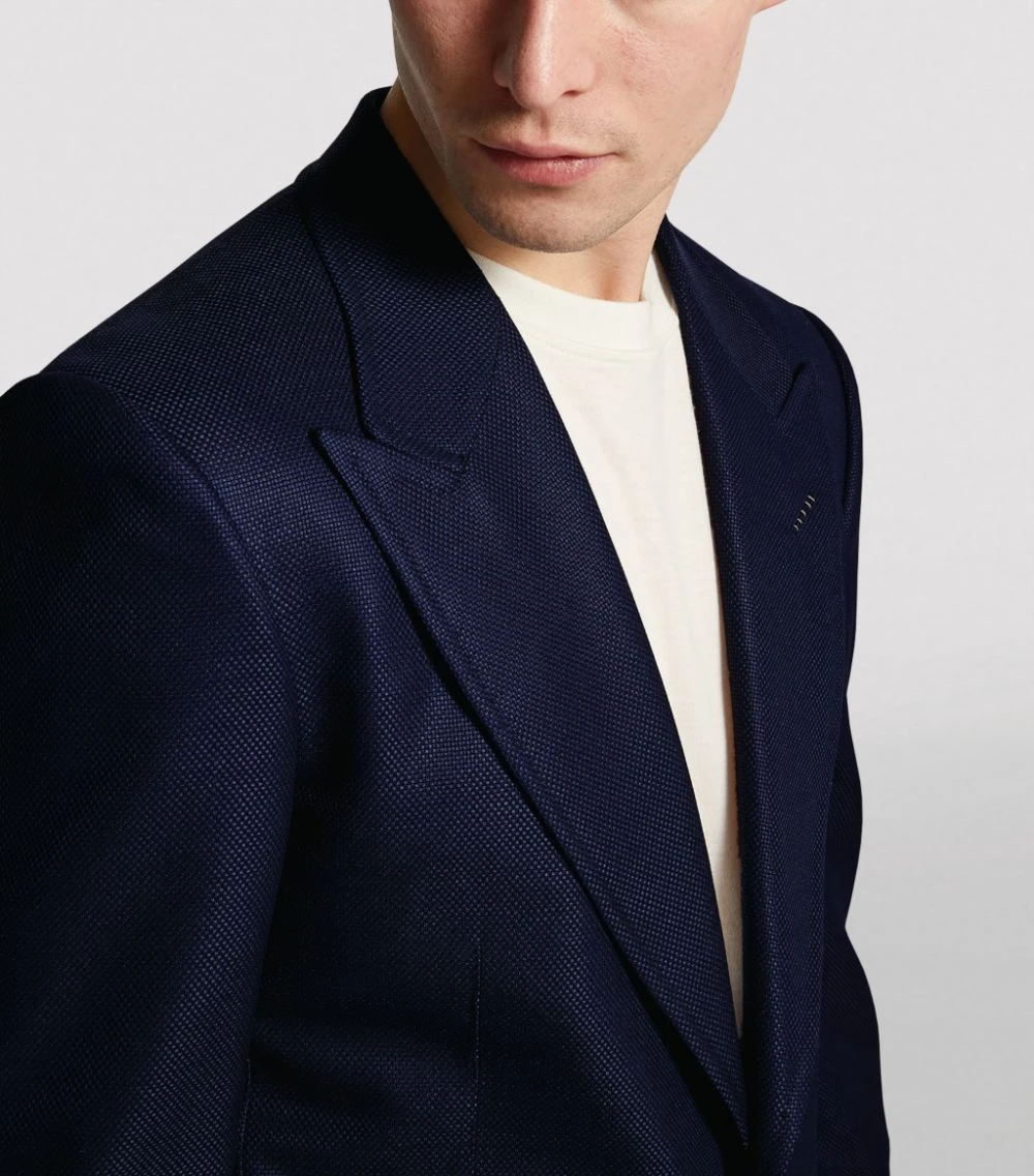 TOM FORD Shelton Single-Breasted Blazer NAVY Blazers 6 TOM FORD Shelton Single-Breasted Blazer NAVY Blazers - Image 6