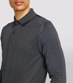 TOM FORD Silk-Cashmere Polo Shirt 402 DK BLU SLD Polo Shirts -Tom Ford Store tom ford silk cashmere polo shirt 17068357 34138369 1000