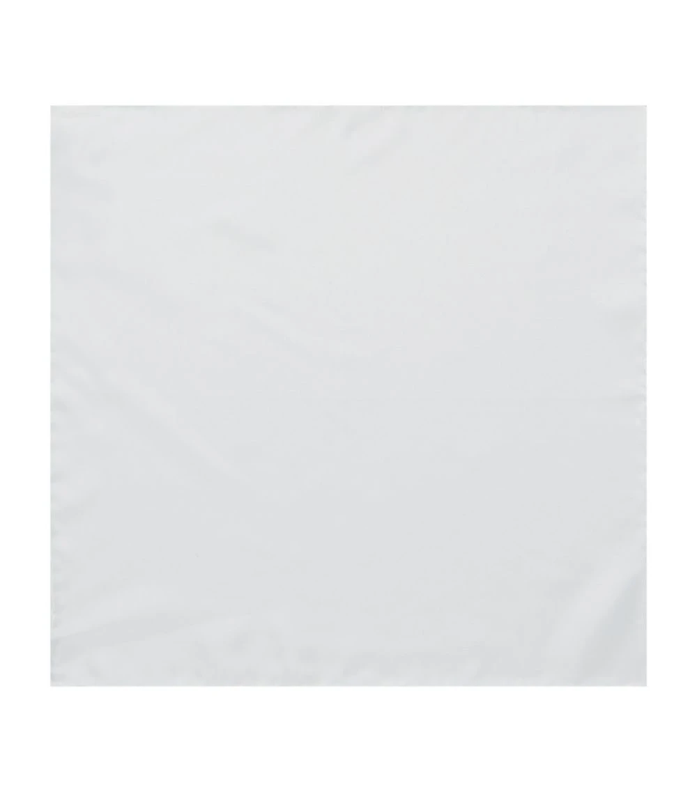 TOM FORD Silk Contrast-Trim Pocket Square 105NAT Pocket Squares 1 TOM FORD Silk Contrast-Trim Pocket Square 105NAT Pocket Squares