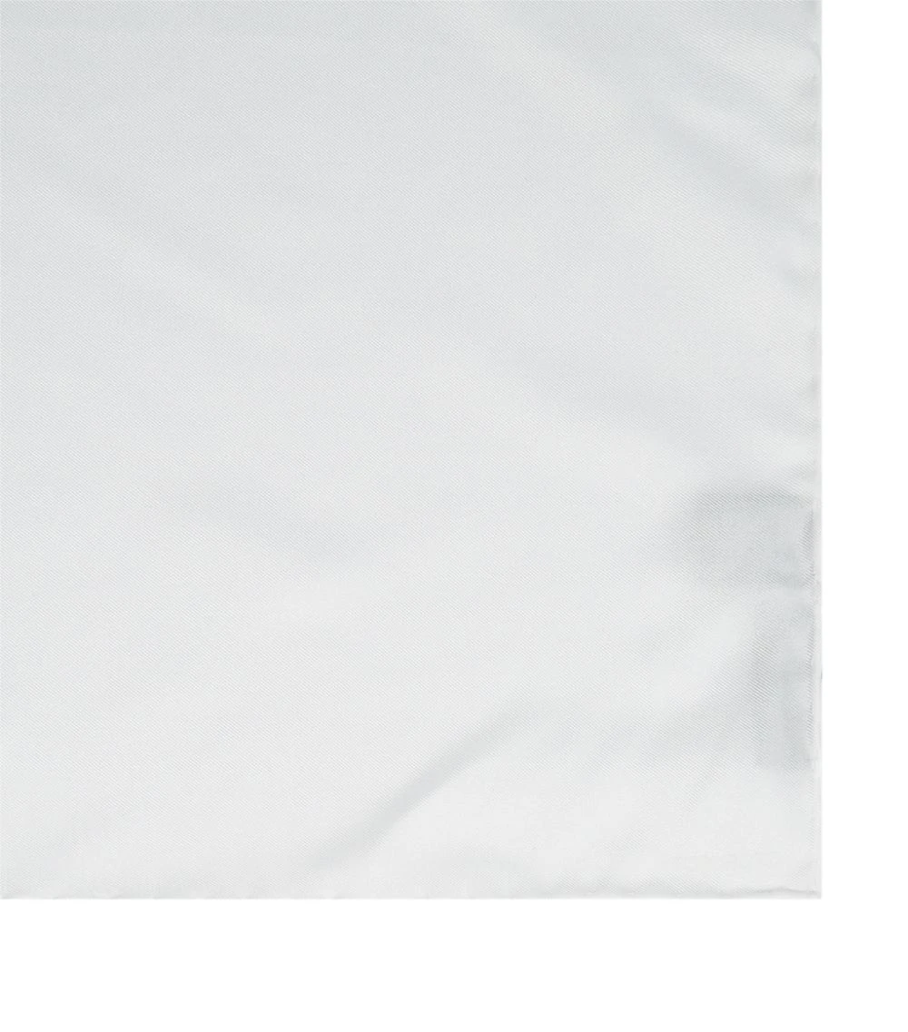 TOM FORD Silk Contrast-Trim Pocket Square 105NAT Pocket Squares 2 TOM FORD Silk Contrast-Trim Pocket Square 105NAT Pocket Squares - Image 2
