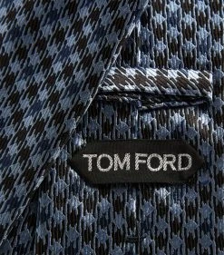 TOM FORD Silk Houndstooth Tie 436 BR BLU CK Neckties 5 TOM FORD Silk Houndstooth Tie 436 BR BLU CK Neckties -Tom Ford Store tom ford silk houndstooth tie 17532613 37109085 1000