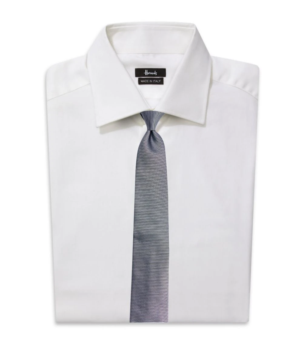 TOM FORD Silk Jacquard Tie 434 BR BLUSTRP Neckties 2 TOM FORD Silk Jacquard Tie 434 BR BLUSTRP Neckties - Image 2