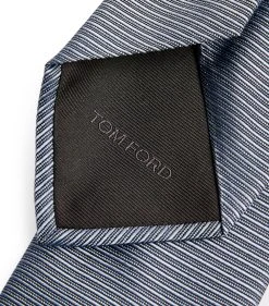 TOM FORD Silk Jacquard Tie 434 BR BLUSTRP Neckties 5 TOM FORD Silk Jacquard Tie 434 BR BLUSTRP Neckties -Tom Ford Store tom ford silk jacquard tie 17530943 37347753 1000