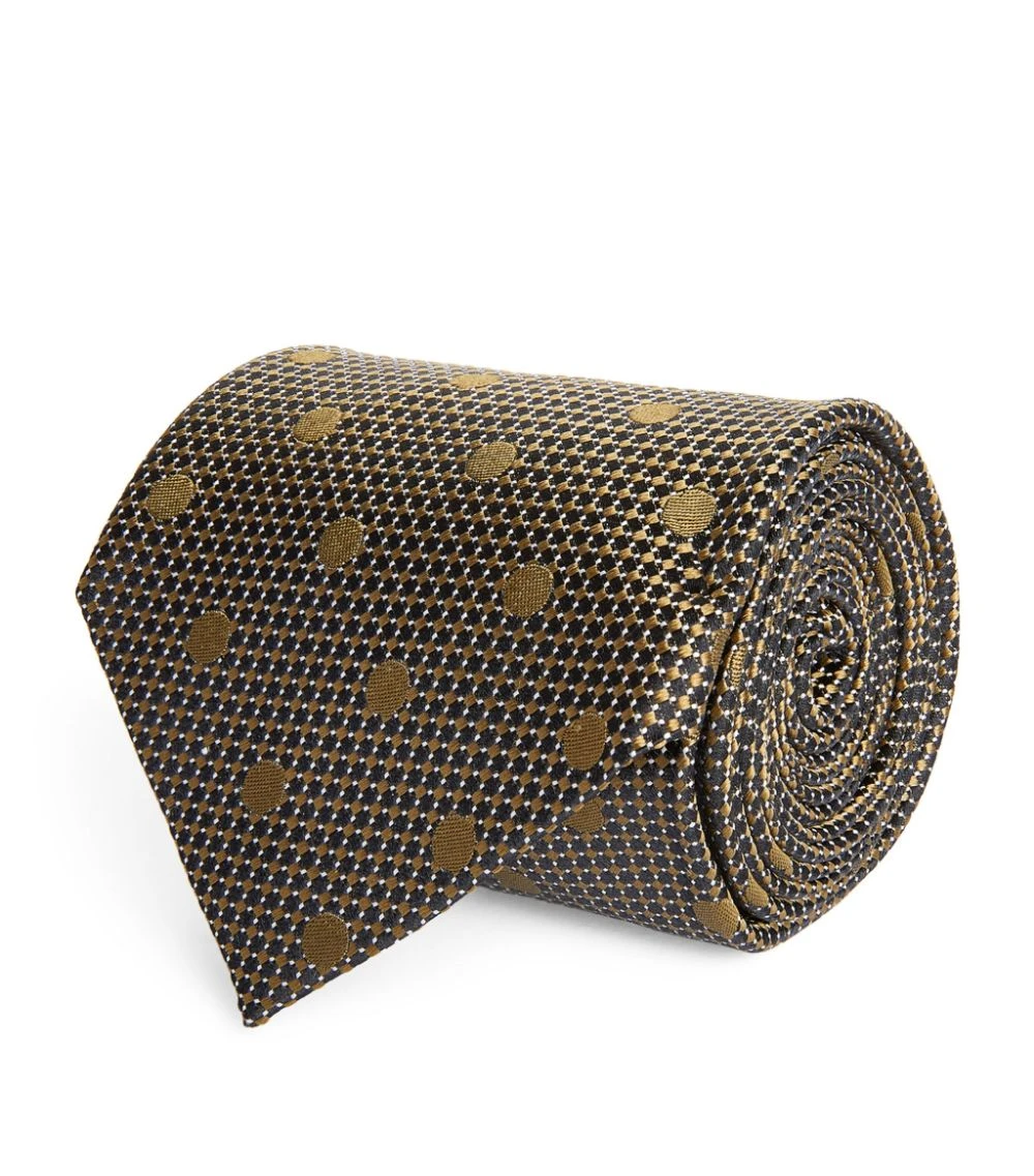 TOM FORD Silk Polka-Dot Tie 268 MD BGE FAN Neckties 1 TOM FORD Silk Polka-Dot Tie 268 MD BGE FAN Neckties