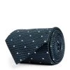 TOM FORD Silk Polka-Dot Tie 438 BR BLU FAN Neckties