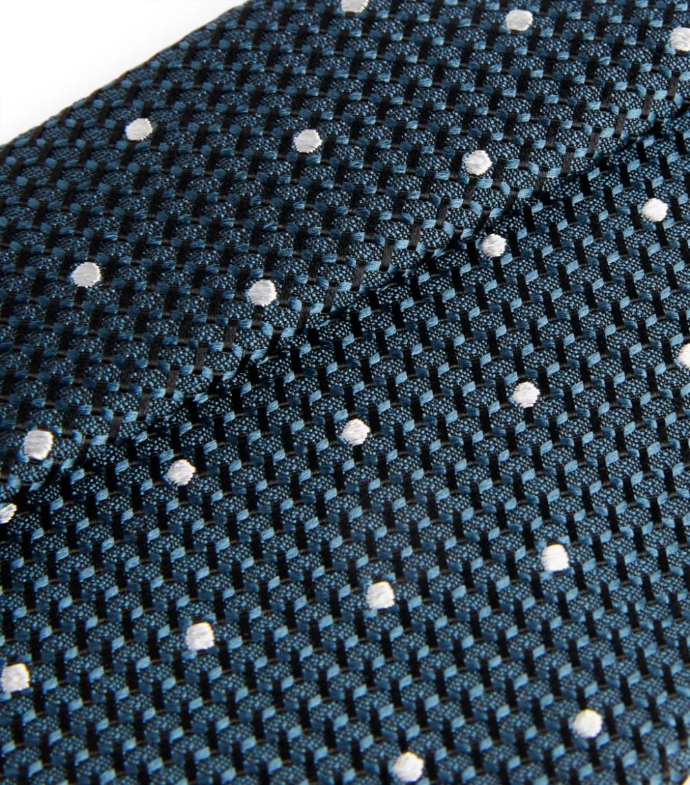 TOM FORD Silk Polka-Dot Tie 438 BR BLU FAN Neckties 3 TOM FORD Silk Polka-Dot Tie 438 BR BLU FAN Neckties - Image 3