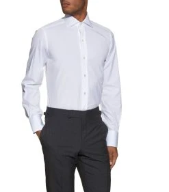 TOM FORD Slim Fit Barrel Cuff Shirt 100 WHT Formal Shirts -Tom Ford Store tom ford slim fit barrel cuff shirt 15015203 25202515 1000
