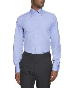 TOM FORD Slim-Fit Shirt 432 BLU Formal Shirts -Tom Ford Store tom ford slim fit shirt 14818653 25199465 1000