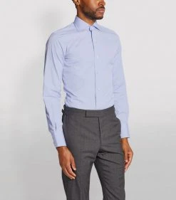 TOM FORD Slim Formal Shirt 432 BLU Formal Shirts -Tom Ford Store tom ford slim formal shirt 15014595 36714224 1000