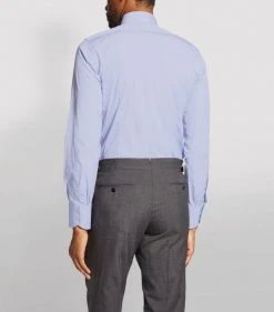 TOM FORD Slim Formal Shirt 432 BLU Formal Shirts -Tom Ford Store tom ford slim formal shirt 15014595 36714228 1000