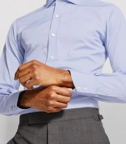 TOM FORD Slim Formal Shirt 432 BLU Formal Shirts -Tom Ford Store tom ford slim formal shirt 15014595 36714234 1000