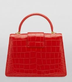 TOM FORD Small Croc-Embossed 001 Top-Handle Bag U3106 Top Handle Bags 7 TOM FORD Small Croc-Embossed 001 Top-Handle Bag U3106 Top Handle Bags -Tom Ford Store tom ford small croc embossed 001 top handle bag 16572690 32159676 1000