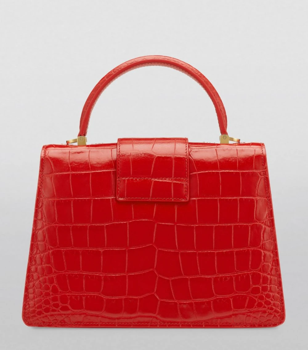 TOM FORD Small Croc-Embossed 001 Top-Handle Bag U3106 Top Handle Bags 4 TOM FORD Small Croc-Embossed 001 Top-Handle Bag U3106 Top Handle Bags - Image 4