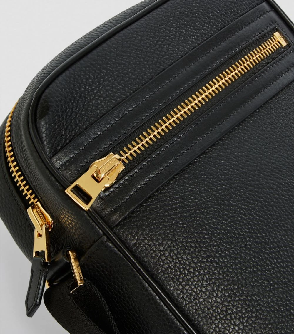 TOM FORD Small Leather Messenger Bag BLK BLK Messenger Bags 10 TOM FORD Small Leather Messenger Bag BLK BLK Messenger Bags - Image 10
