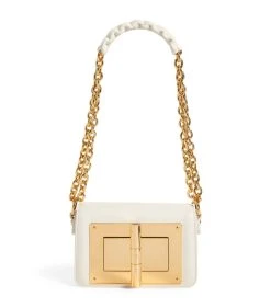TOM FORD Small Leather Natalia Shoulder Bag U1003 Top Handle Bags