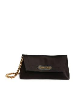 TOM FORD Small Satin Chain Clutch Bag u9000 Clutch Bags