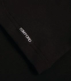 TOM FORD Stretch-Cotton T-Shirt BLACK Printed T-Shirts 10 TOM FORD Stretch-Cotton T-Shirt BLACK Printed T-Shirts -Tom Ford Store tom ford stretch cotton t shirt 17378503 35830178 1000