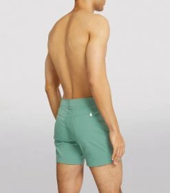 TOM FORD Technical Swim Shorts with Buckle 332 LT GRN SLD Swimwear -Tom Ford Store tom ford technical swim shorts with buckle 17530976 36807253 1000