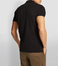 TOM FORD TF POLO GARMENT DYED SSLV K09 BLK SLD Polo Shirts -Tom Ford Store tom ford tf polo garment dyed sslv 16240996 31944902 1000