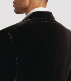 TOM FORD Velour Cocktail Jacket 001 BLK SLD Jackets -Tom Ford Store tom ford velour cocktail jacket 16906226 33533828 1000