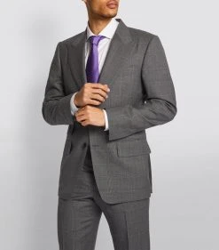 TOM FORD Windsor Check 3-Piece Suit 911R85 GREY POW 3 Piece Suits 12 TOM FORD Windsor Check 3-Piece Suit 911R85 GREY POW 3 Piece Suits -Tom Ford Store tom ford windsor check 3 piece suit 16407534 31499444 1000
