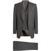 TOM FORD Windsor Check 3-Piece Suit 911R85 GREY POW 3 Piece Suits