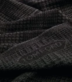 TOM FORD Wool Check Scarf 026 DK GRY CK Scarves -Tom Ford Store tom ford wool check scarf 17532635 36906508 1000